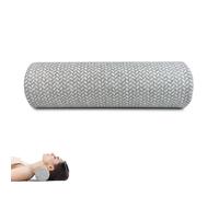 MAGIC SELECT Cuscino Cervicale Cilindrico. Cuscino per Gambe in Memory Foam con Fodera in Poliestere Lavabile. Cuscino Ergonomico per Collo, Gambe e Schiena. Ideale per Casa e Viaggio.