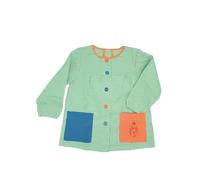 MAGIC SELECT Grembiule Scolastico per Bambini. Grembiule per Bambini a Quadretti con Bottoni, per l'Asilo e la Scuola. Grembiule con Tasca Ricamata per Bambini