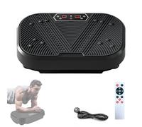 MAGIC SELECT Macchina per Vibrazione Fitness, 20 Livelli di Vibrazione e 8 Programmi. Piattaforma Vibrante Muscolare per Allenarsi a Casa, con Telecomando, Cavo e Schermo LED.