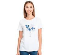 MAGIC SELECT Maglietta Casual a Maniche Corte da Donna Basica in Cotone, Vestibilità Standard, Girocollo