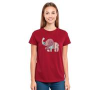 MAGIC SELECT Maglietta Casual a Maniche Corte da Donna in Cotone, Vestibilità Standard, Girocollo