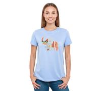 MAGIC SELECT Maglietta Casual a Maniche Corte da Donna in Cotone, Vestibilità Standard, Girocollo