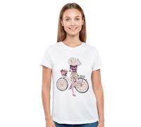 MAGIC SELECT Maglietta Casual da Donna a Maniche Corte. Maglietta Basica in Cotone, vestibilità Standard. Maglietta Girocollo da Donna. Taglia XL