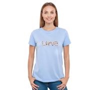 MAGIC SELECT Maglietta Casual da Donna a Maniche Corte. Maglietta Basica in Cotone, vestibilità Standard. Maglietta Girocollo da Donna. Taglia M