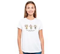 MAGIC SELECT Maglietta Casual da Donna a Maniche Corte. Maglietta Basica in Cotone, vestibilità Standard. Maglietta Girocollo da Donna. Taglia M