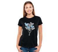 MAGIC SELECT Maglietta Casual Donna XXL, Manica Corta, Girocollo, Stampe Esclusive, 95% Cotone 5% Elastan