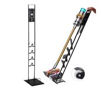 MAGIC SELECT Supporto per Aspirapolvere Compatibile con Dyson V15 V12 V11 V10 V8 V7 V6 - DC45/ DC35/ DC58/ DC59/ DC62/ DC74- Organizzatore da Pavimento con Ruote Senza Forare Il Muro.