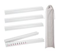 magic sewing machine 4 rack in legno per Mahjong con pulsanti magnetici, set di scaffali per piastrelle Mahjong americano in legno naturale da 50,8 cm, accessori moderni per giochi da tavolo per