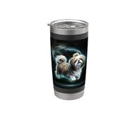 Magic Shih Tzu Bicchiere termico in acciaio inox doppia parete
