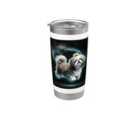Magic Shih Tzu Bicchiere termico in acciaio inox doppia parete