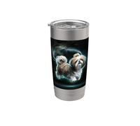 Magic Shih Tzu Bicchiere termico in acciaio inox doppia parete