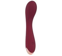 Vibratore Curvo per Punto G Ricaricabile in Silicone (Bordeaux) - Confezione Eco-friendly