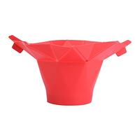 Magic Silicone Popcorn Maker antiaderente Ciotola a microonde pieghevole Ciotola fai-da-te cucina rossa