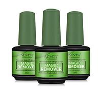 Magic Smalto Nail Polish Remover - 3 pezzi per manicure| Rimuove la vernice in gel e UV senza danneggiare le unghie| Senza ammollo o pellicola