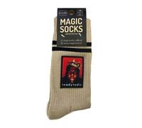 MAGIC SOCKS Calze in spugna unisex tg. unica stampa ricamata READY TO DIE