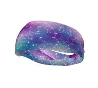 Magic Space - Cintura a prova di sudore per uomo e donna, fasce per capelli, sport, fitness, corsa e ciclismo.