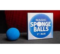 Magic Sponge Balls 4PK Blue 5,1 cm, spugna ultra morbida, rimbalzo perfetto, impara un trucco classico, fornito con un tutorial video online completo