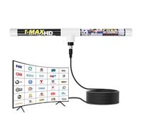Magic stick TV 2 - TV digitale antenna ricezione segnale booster con 6,1 m di cavo, facile da installare, fino a 128,7 km Range