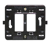 Supporto Bticino Magic 2 posti separati per scatola tonda 500S/2