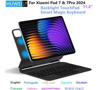 Magic Tastiera Folio Per Xiaomi Pad 7 2024 Mi Pad 7 Pro 11.2 "Tablet Smart Case per Xiaomi Pad 8 Spagnolo Tedesco tastiera copertura