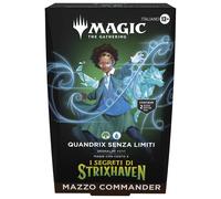 Magic TCG SECRET OF STRIXHAVEN Commander Deck QUANDRIX SENZA LIMITI ITALIANO ITA