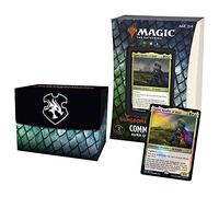 Magic The Gathering Adventures in The Forgotten Realms Commander Deck - Aura of Courage White, Multicolore Blu Verde