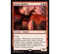 Magic The Gathering - Akoum Hellkite - Nib bio Infernale di Akoum - Battle for Zendikar
