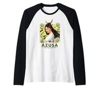 Magic: The Gathering Azusa Lost But Seeking Human Monk Art Maglia con Maniche Raglan