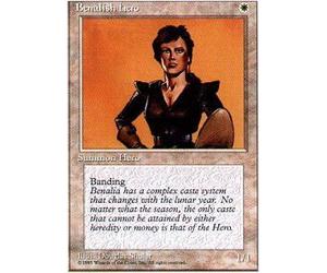 Magic The Gathering - Benalish Hero - Eroina di Benalia - Fourth Edition