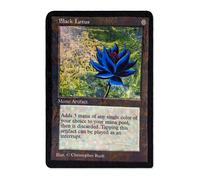 Magic: The Gathering Black Lotus Coperta Throw Monofacciale Nera 45 x 60 In