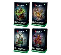 Magic: The Gathering Bloomburrow Commander Deck Bundle - Include tutti e 4 i mazzi (esercito animato, questioni familiari, offerta di pace e scoiattolo via)