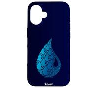 Magic: The Gathering Blue Mana Symbol Fill Logo Custodia per iPhone 16