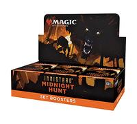 Magic The Gathering Box the gathering Magic:_l'Adunanza Innistrad Midnight Hunt Set Booster Display (30 Conte), Multicolore, 12 Count (Pack of 30), C89530000