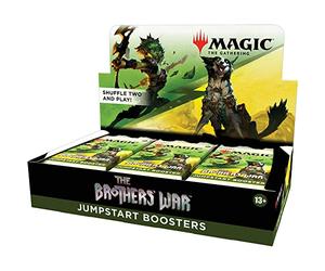 Magic The Gathering Brothers’ War Jumpstart Booster Box, 18 Packs (Versione Inglese), Multi, D1479000