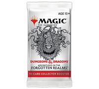Magic The Gathering Busta collezione Adventures in the Forgotten Realms Collector Booster, 15 carte magiche, Colore Argento, C87520000
