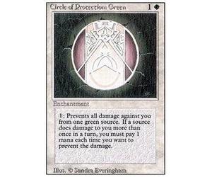 Magic: The Gathering - Circle of Protection: Green - Circolo di Protezione: Verde - 3rd Edition/Revised