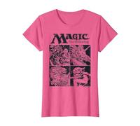 Magic: The Gathering Creature Box Up Maglietta, Donna, Rosa mélange, XS