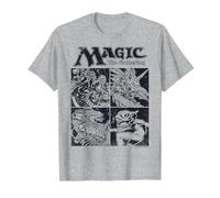 Magic: The Gathering Creature Box Up Maglietta, Uomo, Grigio Melange, L