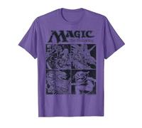 Magic: The Gathering Creature Box Up Maglietta, Uomo, Viola mélange, XL