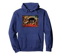 Magic: The Gathering Damnation Graphic Felpa con Cappuccio, Unisex per Adulti, Navy, XXL