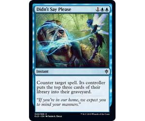 Magic: the Gathering - Didn't Say Please - Non Hai Detto "Per Favore" - Throne of Eldraine