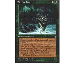 Magic: The Gathering - Dire Wolves - Lupi Famelici - Ice Age