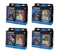 Magic The Gathering Doctor Who Commander Deck Bundle - Includes All 4 Decks (1 Masters of Evil, 1 Blast from The Past, 1 Timey-Wimey, and 1 Paradox Power Deck Set)