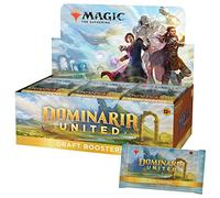 Magic The Gathering Dominaria United Draft Booster Box 36 Packs + Box Topper C