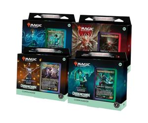 Magic The Gathering Duskmourn House of Horror Commander Pacchetto Deck, include tutti e 4 i mazzi