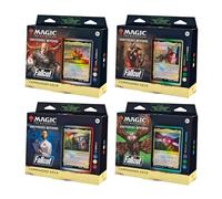 Magic: The Gathering Fallout Commander Deck Bundle - Include tutti e 4 i mazzi (1 Ave Cesare, 1 Scrappy Survivors, 1 Science!, e 1 Mutant Menace), D23510000