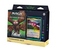 Magic: The Gathering Fallout Commander Deck - Mutant Menace (Mazzo da 100 carte, 2 carte Collector Booster Sample Pack + Accessori)