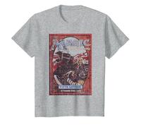 Magic: The Gathering Fifth Edition Card Maglietta, Bambini, Grigio Melange, 4 Anni