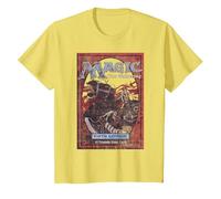 Magic: The Gathering Fifth Edition Card Maglietta, Bambini, Limone, 8 Anni
