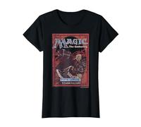 Magic: The Gathering Fifth Edition Card Maglietta, Donna, Nero, L